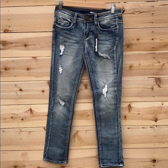 Dollhouse Jeans Dollhouse Charley Distressed Skinny Jeans Nwt Poshmark